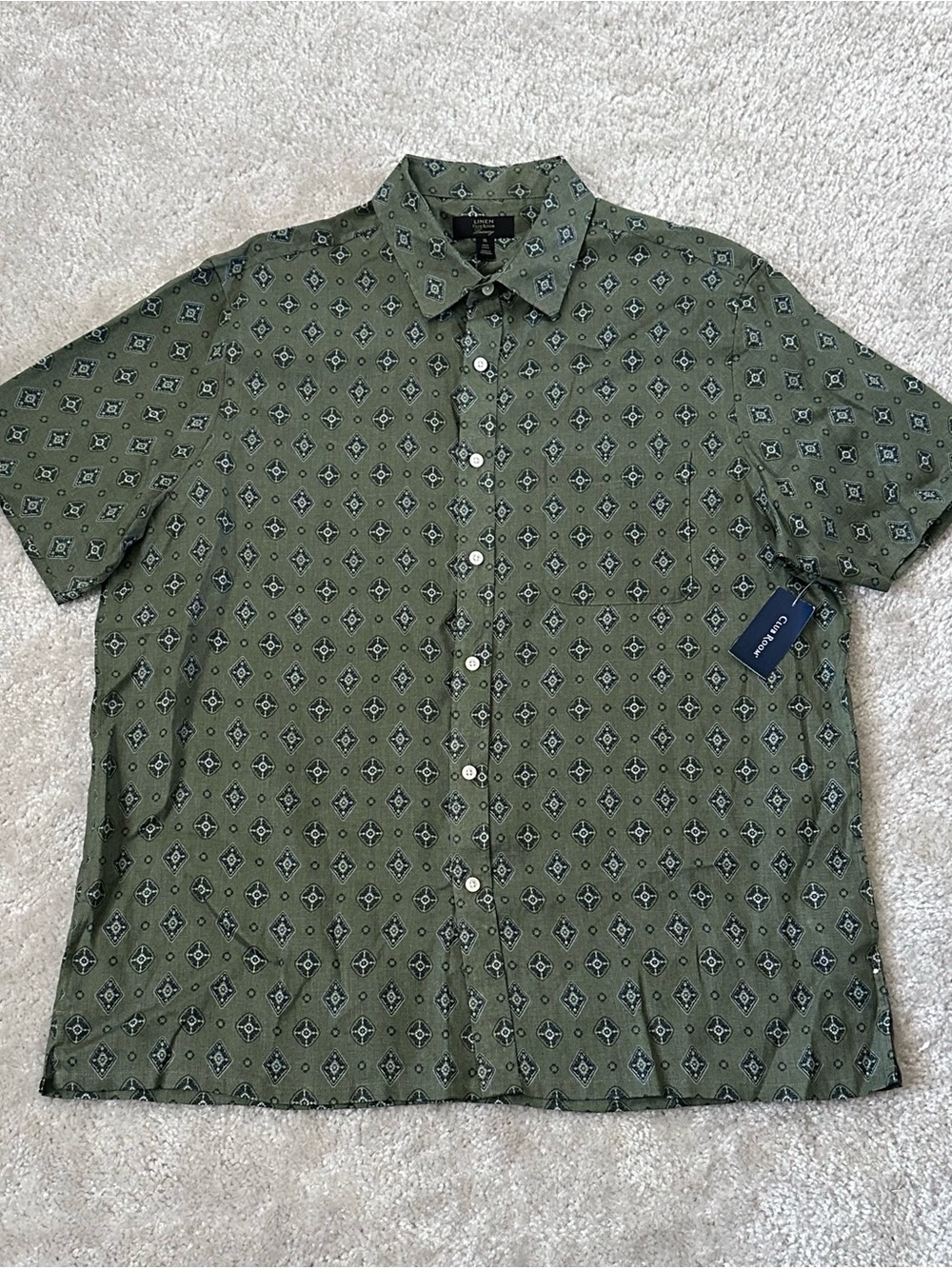 Club Room - Men's Short Sleeve Shirt